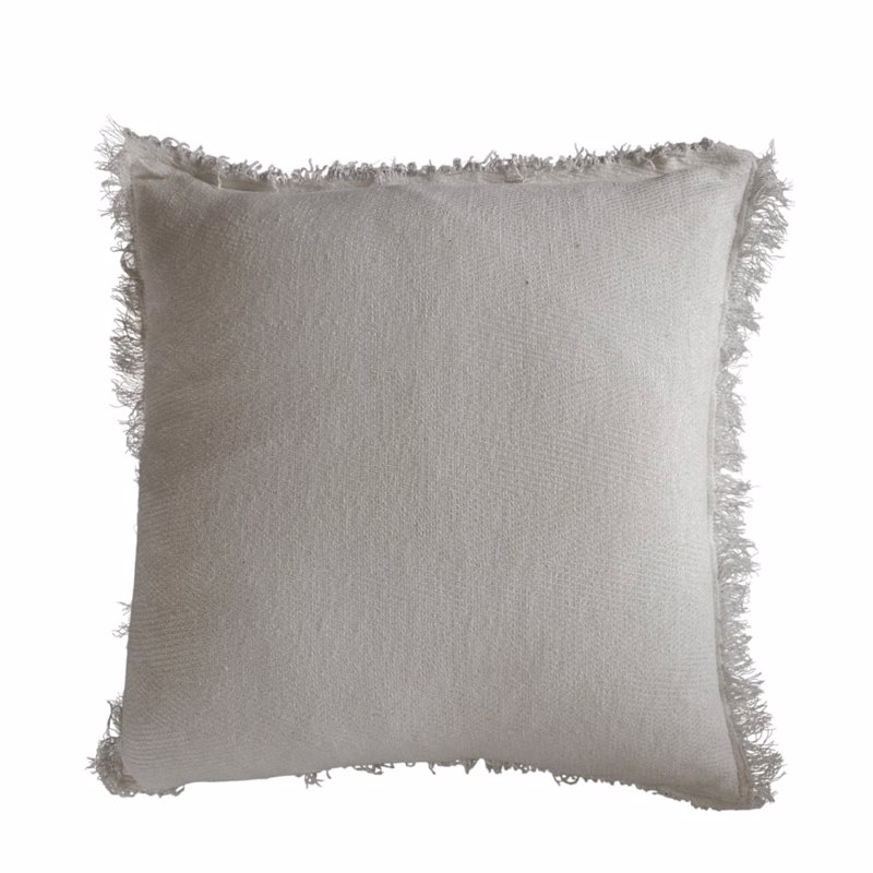 Liberta-Maison BELUD Διακοσμητικό Μαξιλάρι 45x45cm Ύφασμα Λευκό Polyester 032824