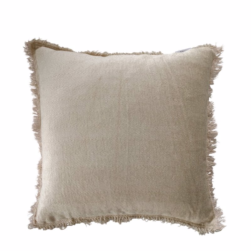 Liberta-Maison BELUD Διακοσμητικό Μαξιλάρι 45x45cm Ύφασμα Μπεζ Polyester 032825
