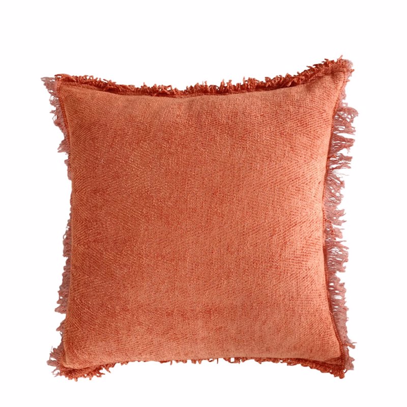 Liberta-Maison BELUD Διακοσμητικό Μαξιλάρι 45x45cm Ύφασμα Κεραμιδι Polyester 032826