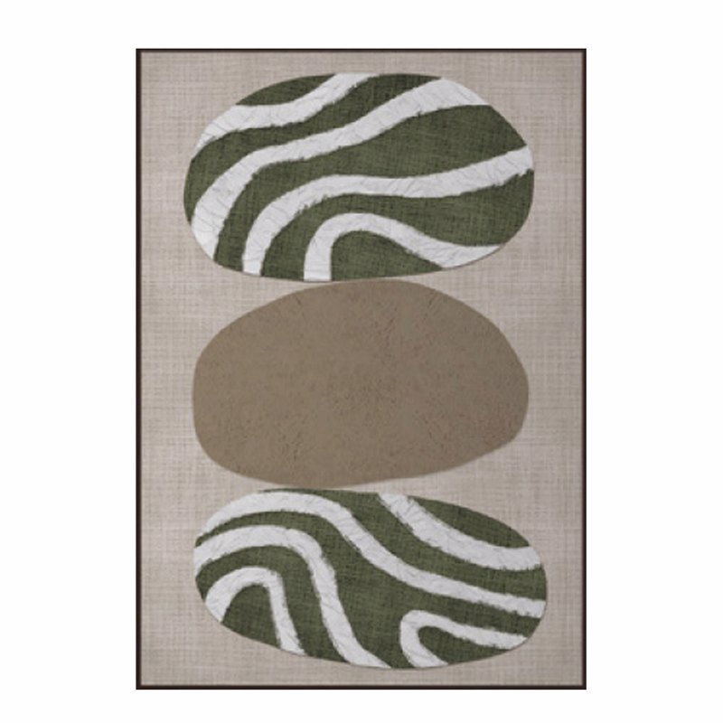 Liberta - Maison SLATE B Πίνακας με Κορνίζα Καμβάς Λαδί/Μπεζ/Λευκό PS 75x4x100cm 033030