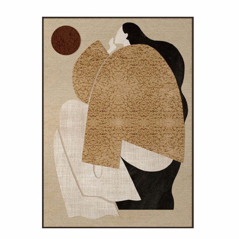 agiovlasitishome Διακοσμητικά τοίχου - ΣΗΜΑΝΤΙΚΟ: Σε περίπτωση διαφοράς τιμής από το κατάστημα ισχύει παντα και μόνο η τιμή του καταστήματος Liberta - Maison AMIT A Πίνακας με Κορνίζα Καμβάς Μπεζ/