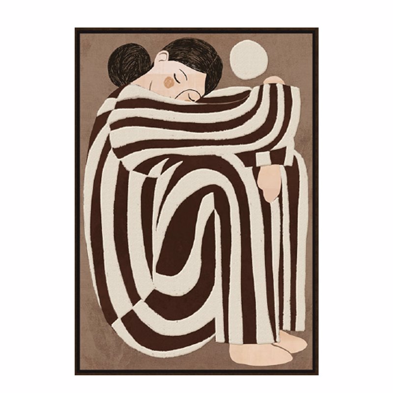 agiovlasitishome Διακοσμητικά τοίχου - ΣΗΜΑΝΤΙΚΟ: Σε περίπτωση διαφοράς τιμής από το κατάστημα ισχύει παντα και μόνο η τιμή του καταστήματος Liberta - Maison ABBI B Πίνακας με Κορνίζα Καμβάς Μπεζ/