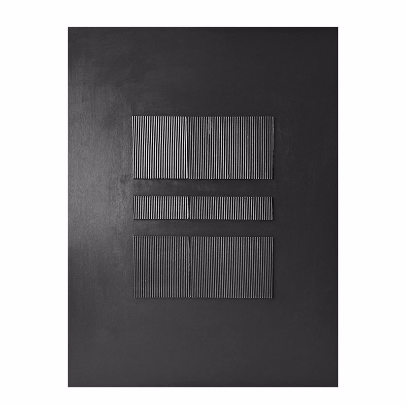 Liberta - Maison BLACKSTORM Πίνακας Καμβάς Μαύρος 75x3x100cm 033055