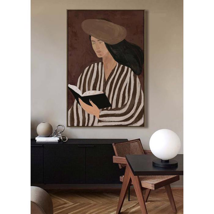 Liberta - Maison LITERARY CALM Pinakas Kambas Kafe me Korniza apo PP 80x4x120cm 033079