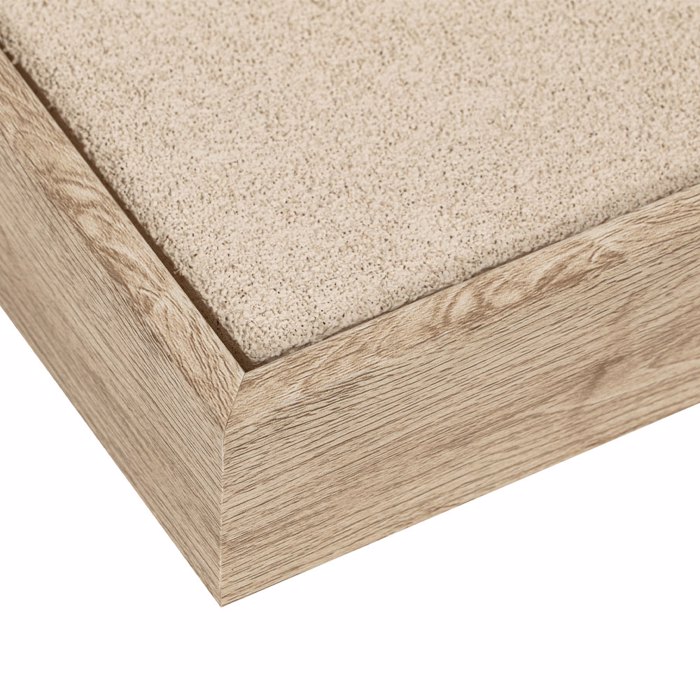 Liberta - Maison MEADOW A Pinakas me Korniza Kambas Kafe/Beige me Xulo Fusiko 60x3.2x80cm 033163