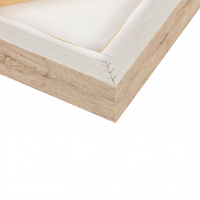 Liberta - Maison MEADOW A Pinakas me Korniza Kambas Kafe/Beige me Xulo Fusiko 60x3.2x80cm 033163