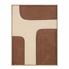 Liberta - Maison MEADOW B Pinakas me Korniza Kambas Kafe/Beige me Xulo Fusiko 60x3.2x80cm 033165