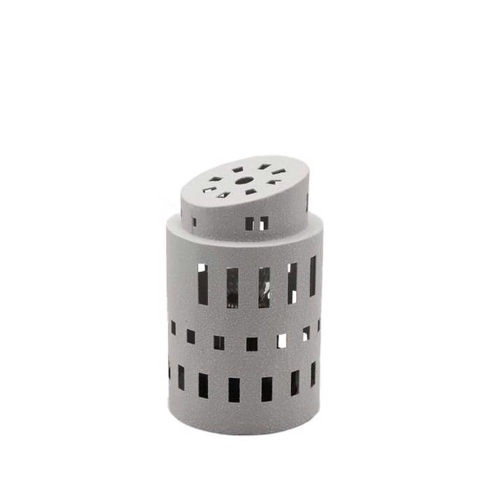 Liberta-Maison Piza Fanari Reso 10x10x17cm Metallo Lefko Gyali 033246