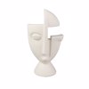 Liberta - Maison HALF FACE Diakosmitiko Prosopo Polyresin Off White 15.5x9.5x29cm 033281