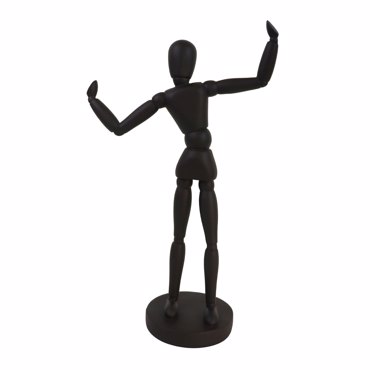 Liberta - Maison BALLO CORPO.2 Διακοσμητικό Σώμα Polyresin Μαύρο 21x10.5x35cm 033293