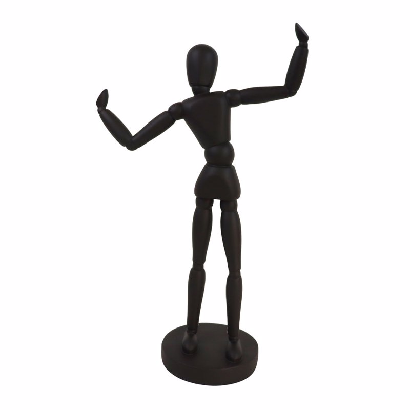 Liberta - Maison BALLO CORPO.2 Διακοσμητικό Σώμα Polyresin Μαύρο 21x10.5x35cm 033293