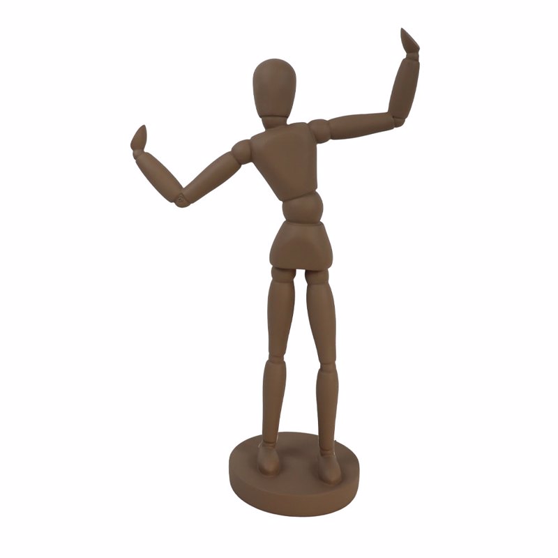 Liberta - Maison BALLO CORPO.4 Διακοσμητικό Σώμα Polyresin Καφέ Σκούρο 21x10.5x35cm 033295