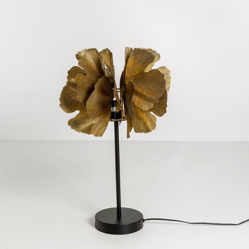 Liberta-Maison Blossom Φωτιστικό Επιτραπέζιο 35x35x55cm Μέταλλο Brown Χρυσό Μαύρο 033307