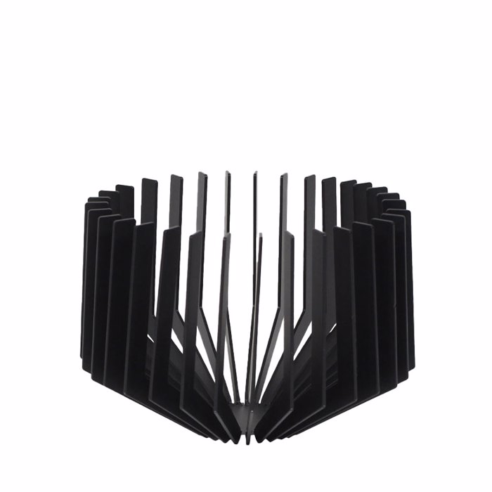Liberta - Maison ALONE Diakosmitiko Bol Metalliko Mavro Mat F27x12.5cm 033896