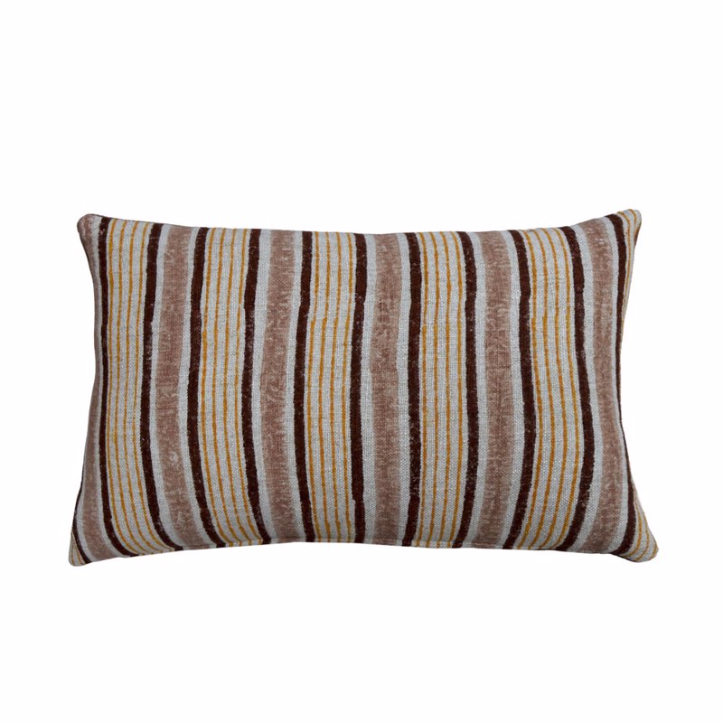 Liberta-Maison SOFT JOY Διακοσμητικό Μαξιλάρι 60x40cm Ύφασμα Πολύχρωμο Μπεζ Καφέ 034181