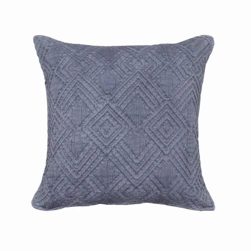 Liberta-Maison RIVIT A Διακοσμητικό Μαξιλάρι 50x50cm Ύφασμα Μπλε 034204