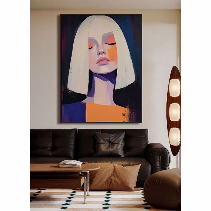 Liberta - Maison DONNA SOGNA Pinakas Kambas Poluxromos me Xulini Korniza Mavri 90x4x120cm 034232