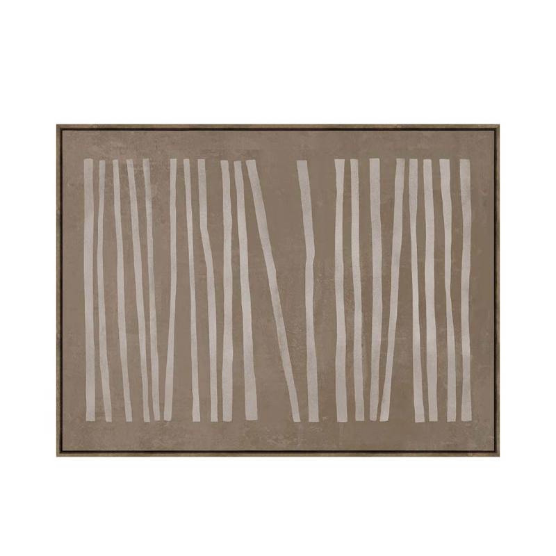 agiovlasitishome Διακοσμητικά τοίχου - ΣΗΜΑΝΤΙΚΟ: Σε περίπτωση διαφοράς τιμής από το κατάστημα ισχύει παντα και μόνο η τιμή του καταστήματος Liberta - Maison RAYA A Πίνακας Καμβάς Καφέ/Μπεζ με Ξύλ