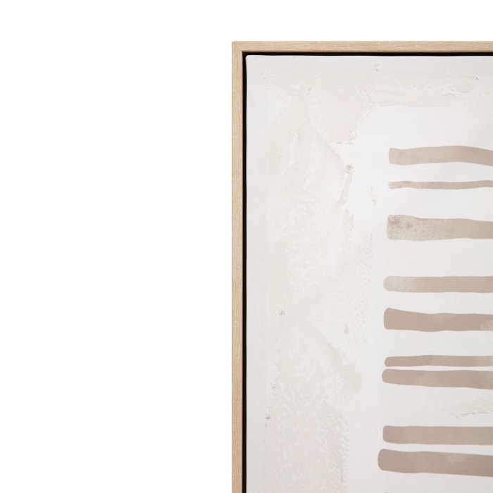 Liberta - Maison RAYA B Pinakas Kambas Bez/Kafe me Xulini Korniza Fusiki 100x4x100cm 034240