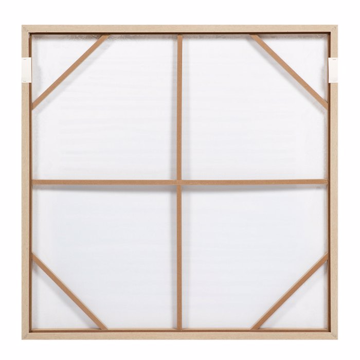 Liberta - Maison RAYA B Pinakas Kambas Bez/Kafe me Xulini Korniza Fusiki 100x4x100cm 034240