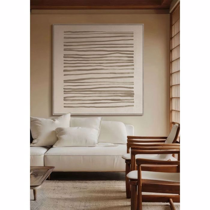 Liberta - Maison RAYA B Pinakas Kambas Bez/Kafe me Xulini Korniza Fusiki 100x4x100cm 034240
