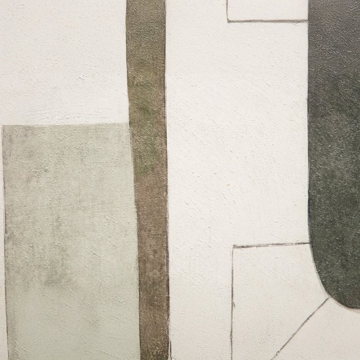 Liberta - Maison LINEAR Pinakas me Korniza Kambas Bez/Ggri-Mavro/Fusiko 90x4x120cm 034245