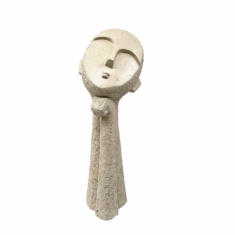 Liberta-Maison MOOD2 Διακοσμητικό Προσωπο 14x14x38cm Polyresin Μπεζ 034266