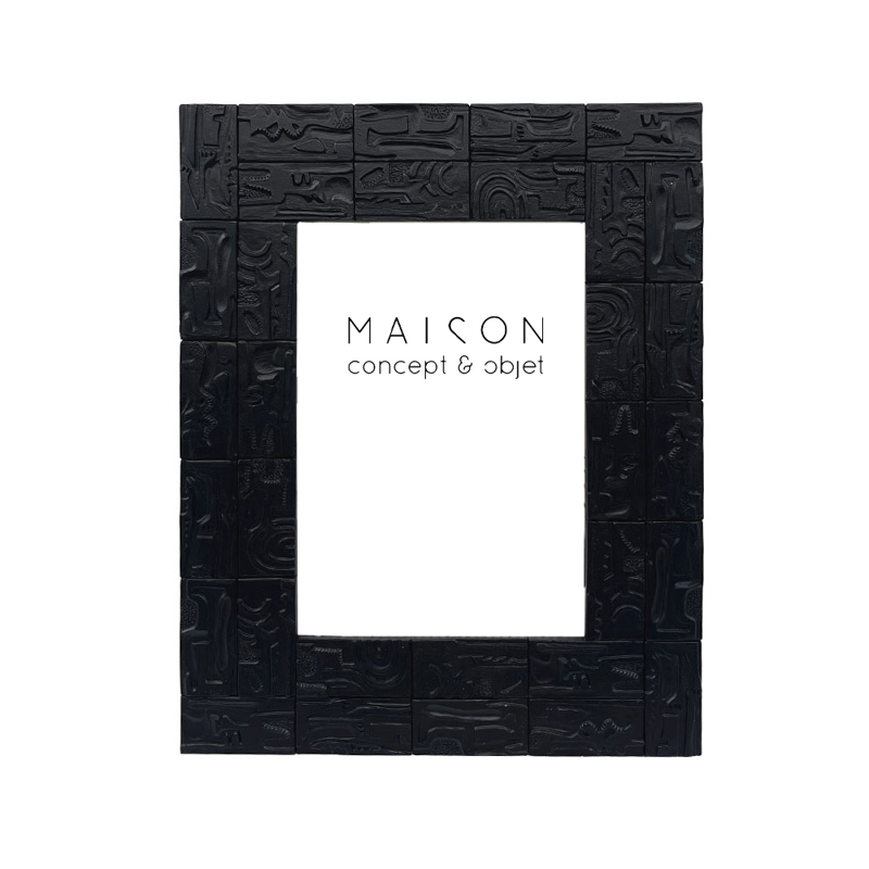 Liberta-Maison GRACE L Κορνίζα 21x2x26cm Polyresin Μαύρ