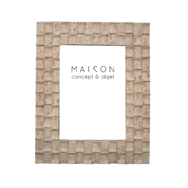 Liberta - Maison TRAVERT 2 Κορνίζα Polyresin Stone Γυαλί 20x2x25cm 034298