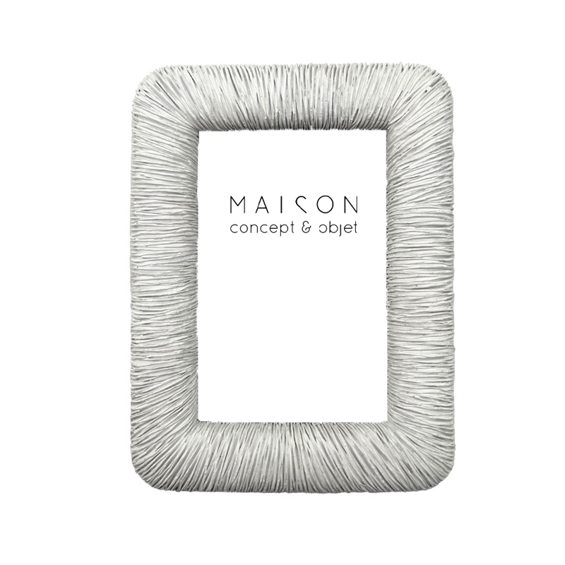 Liberta-Maison Marbre Κορνίζα 15x2x20cm Polyresin Ασπρο