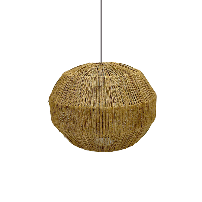 Liberta-Maison Solearth Φωτιστικό Οροφής 50x50x41cm Γιούτα Φυσικό 034343