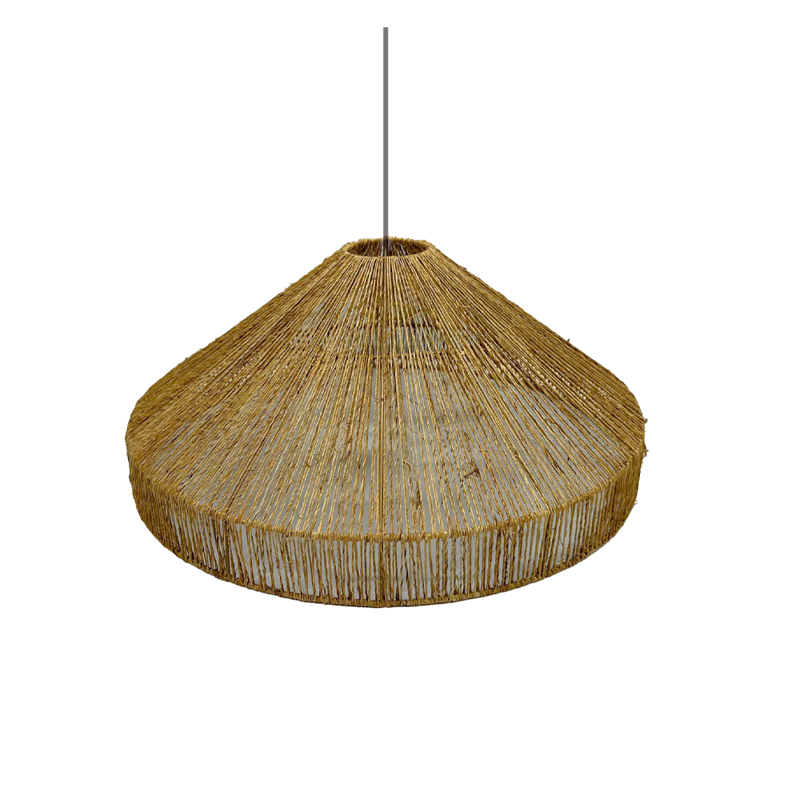 Liberta-Maison Rina Φωτιστικό Οροφής 60x60x26cm Γιούτα Φυσικό 034346