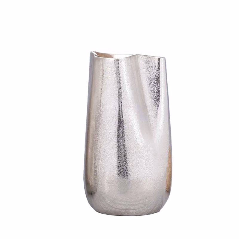 Διακοσμητικά Επιτραπέζια agiovlasitishome - ΣΗΜΑΝΤΙΚΟ: Σε περίπτωση διαφοράς τιμής από το κατάστημα ισχύει παντα και μόνο η τιμή του καταστήματος Liberta - Maison NATURE VESSEL Βάζο Αλουμινίου Ασημί 15