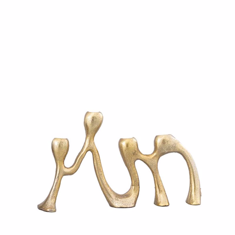 Liberta - Maison LUMINOSO Κηροπήγιο Αλουμινίου Χρυσό 33