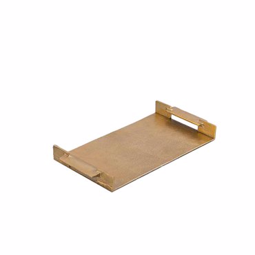 Liberta-Maison Host Touch Δίσκος Σερβιρίσματος 46x22x4.5cm Αλουμίνιο Χρυσό 034385