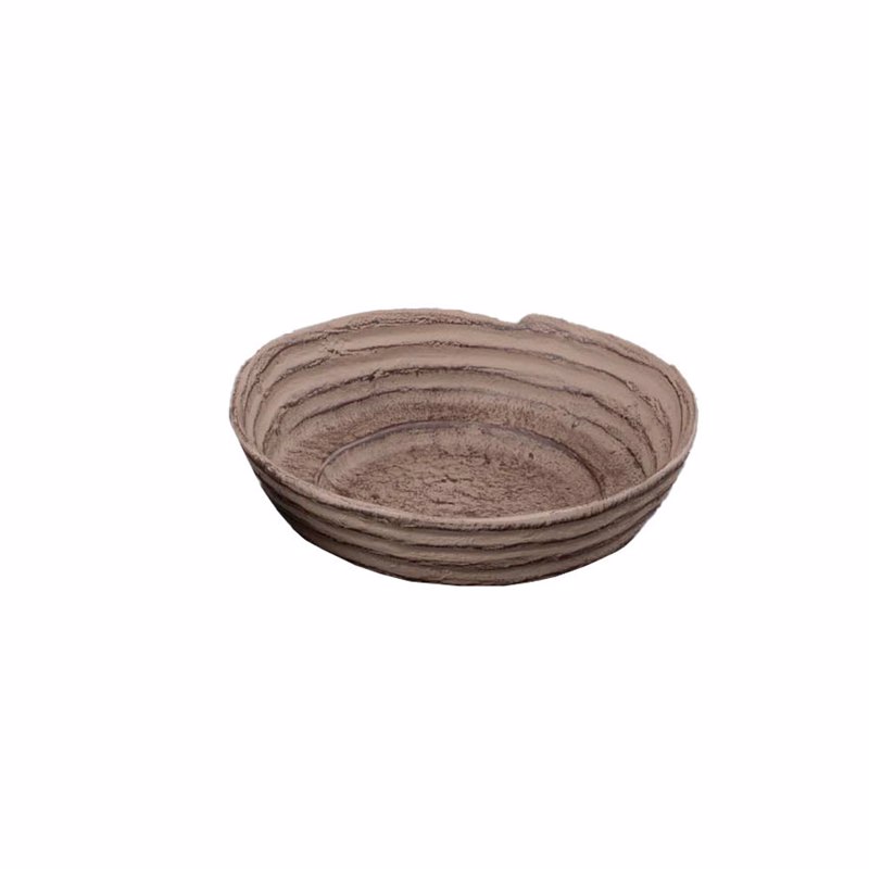 Liberta-Maison Pure Form Μπώλ Διακόσμησης 26x26x7cm Αλουμίνιο Καφέ 034426