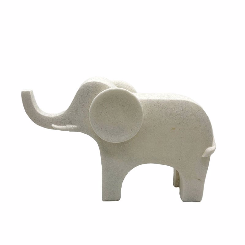 Liberta - Maison EVO Διακοσμητικός Ελέφαντας Polyresin Λευκός 28.7x8.7x17.8cm 034482
