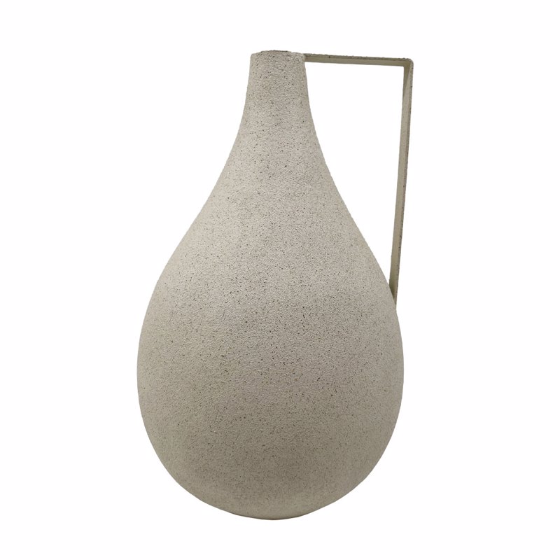 Liberta - Maison ANFORA Βάζο Polyresin Μπεζ Φ16.5x27cm 