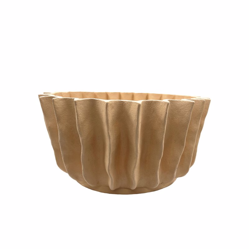 Διακοσμητικά Επιτραπέζια agiovlasitishome - ΣΗΜΑΝΤΙΚΟ: Σε περίπτωση διαφοράς τιμής από το κατάστημα ισχύει παντα και μόνο η τιμή του καταστήματος Liberta - Maison FOLDA Βάζο Polyresin Σομόν Φ40x19cm 03