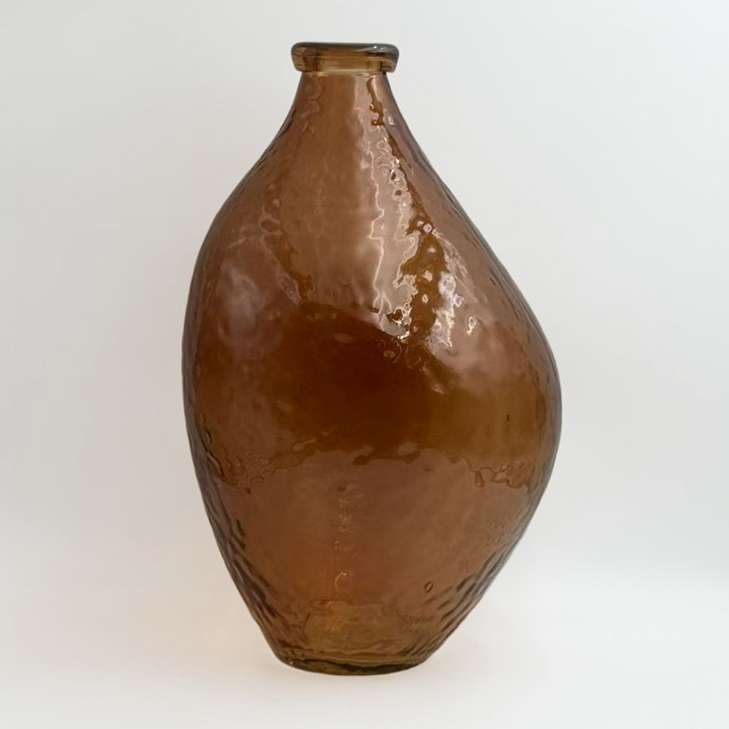 Liberta - Maison SPICE Βάζο Γυάλινο Caramel Φ22x35.5cm 