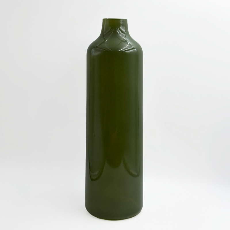 Liberta - Maison FINO Βάζο Γυάλινο Πράσινο Φ12x39.5cm 034546