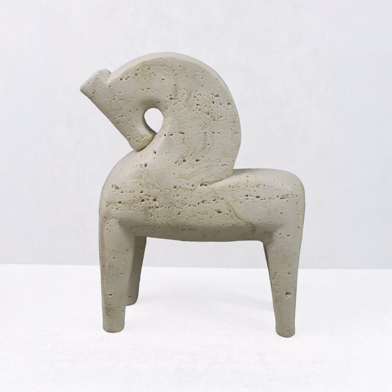 Liberta - Maison ARCHON II Διακοσμητικό Άλογο Resin Μπεζ 17x7.5x22cm 034620