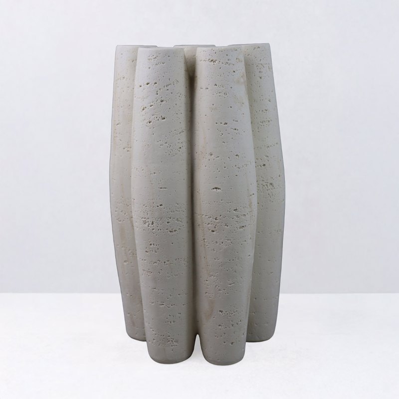 Διακοσμητικά Επιτραπέζια agiovlasitishome - ΣΗΜΑΝΤΙΚΟ: Σε περίπτωση διαφοράς τιμής από το κατάστημα ισχύει παντα και μόνο η τιμή του καταστήματος Liberta - Maison ORIN III Βάζο Resin Μπεζ 23x15.5x38cm