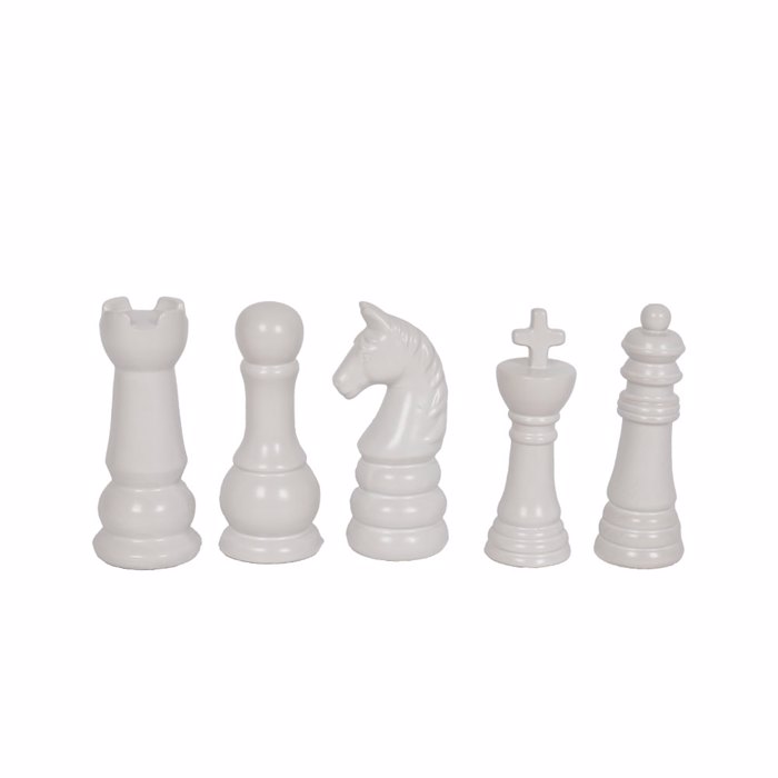 Liberta - Maison STRATEGO Set Diakosmitika Pionia Keramika Lefka 6.8x6x15cm 034657