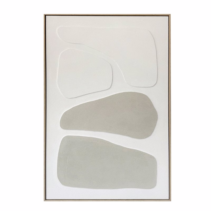 Liberta - Maison RHYTHM B Πίνακας με Κορνίζα Καμβάς Μπε