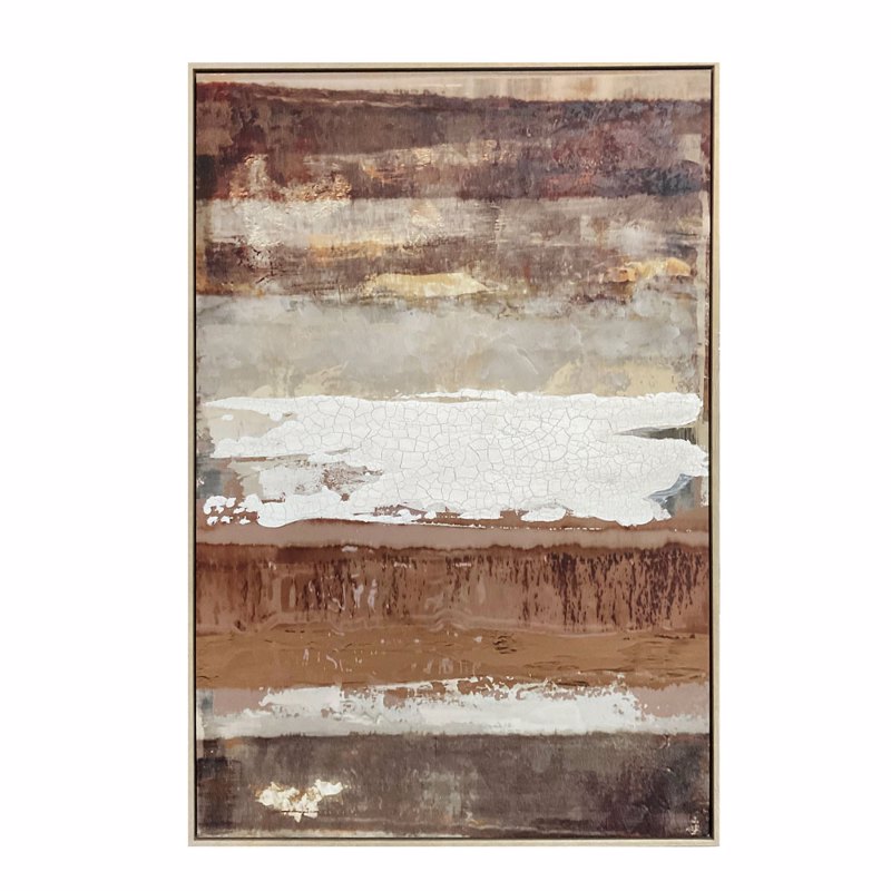 Liberta - Maison MIRRHA Πίνακας με Κορνίζα Καμβάς Καφέ 