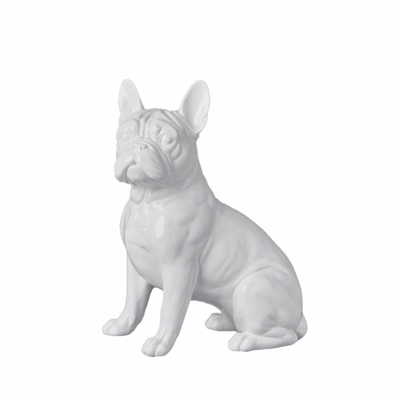 Διακοσμητικά Επιτραπέζια agiovlasitishome - ΣΗΜΑΝΤΙΚΟ: Σε περίπτωση διαφοράς τιμής από το κατάστημα ισχύει παντα και μόνο η τιμή του καταστήματος Liberta - Maison BLANCO Διακοσμητικό Σκύλος Resin Λευκό