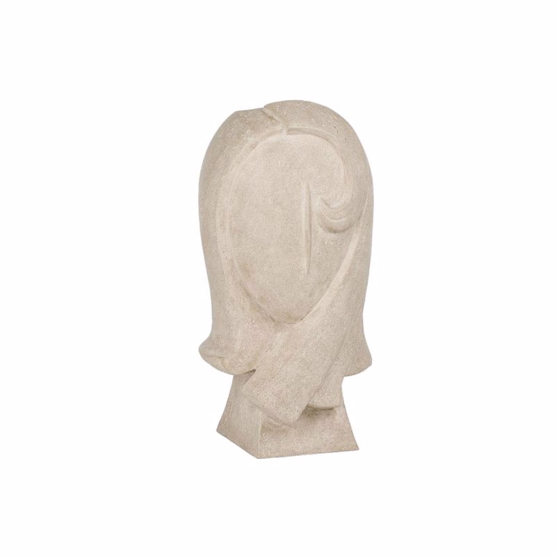 Liberta - Maison OBSCURA Βάζο Resin Μπεζ 18.5x17.3x35cm 034705