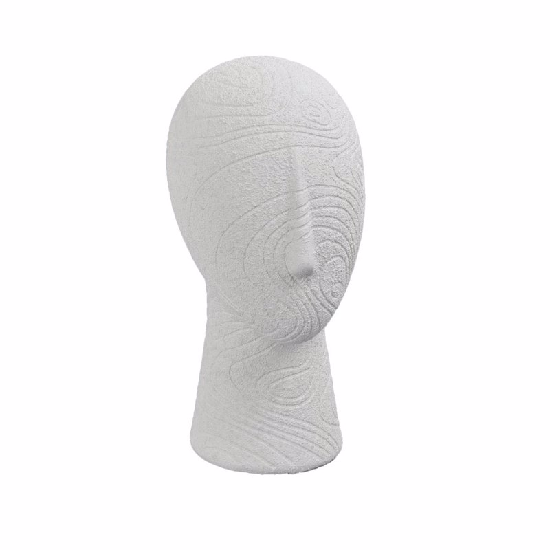 Liberta - Maison IMPERIAL Διακοσμητικό Πρόσωπο Resin Λευκό 13.7x17.8x29cm 034709