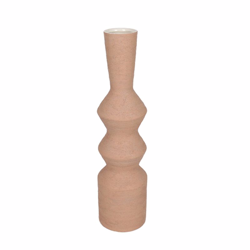 Liberta - Maison VIRELIA Βάζο Κεραμικό Terracotta Ανοιχτό Φ15x60cm 034728